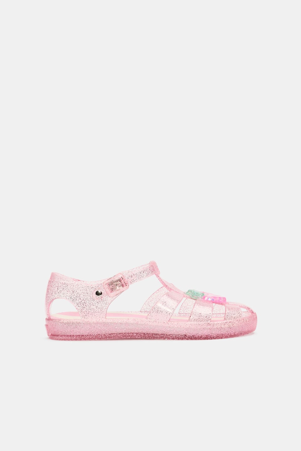 Cage Jelly Sandal  Candy Pink