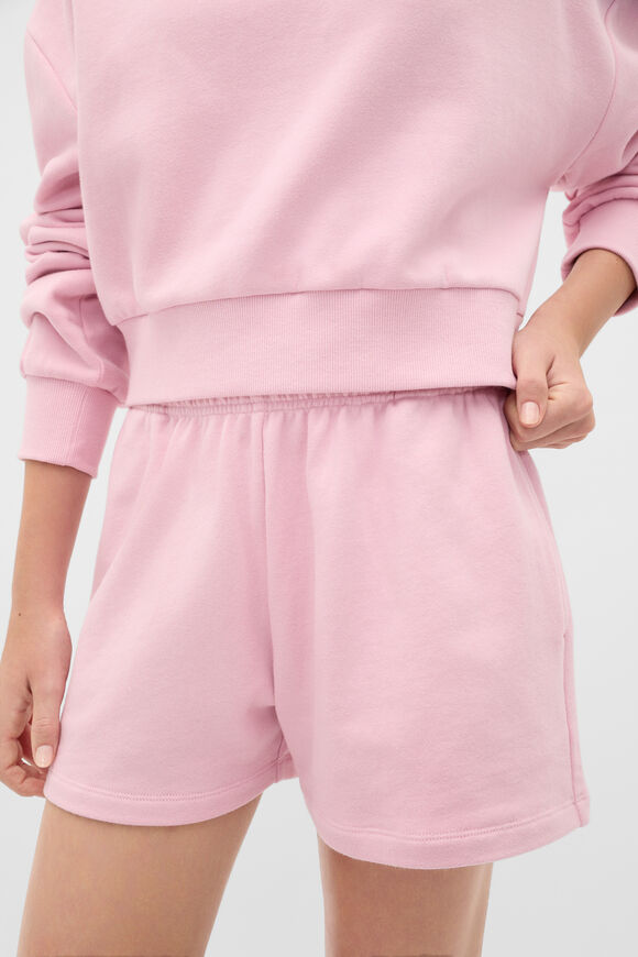 Roll Waist Track Short  Rose Pink  hi-res