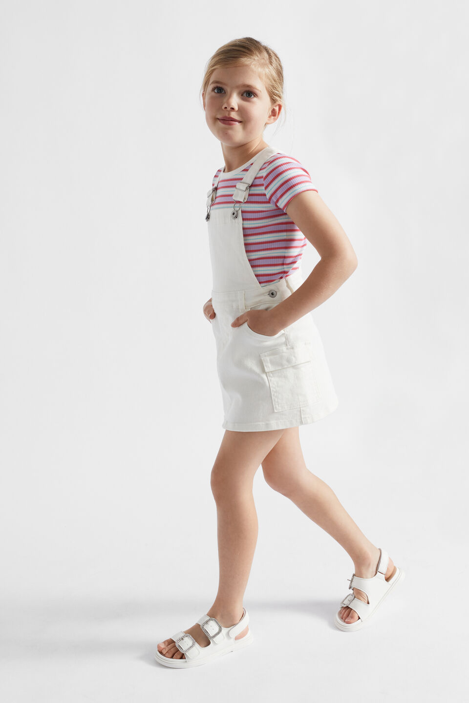 Cargo Pinafore  Canvas Wash