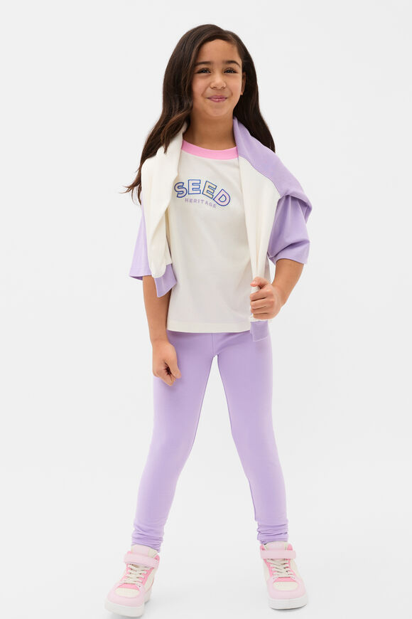 Core Terry Legging  Lilac  hi-res