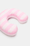 Pink Stripe Initial Cushion  C  hi-res