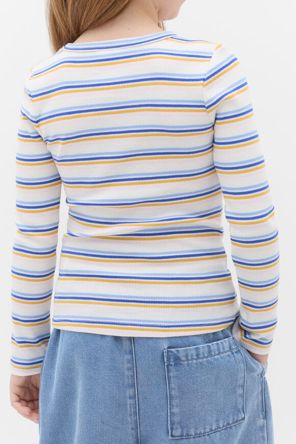 Stripe Rib Tee  Multi  hi-res