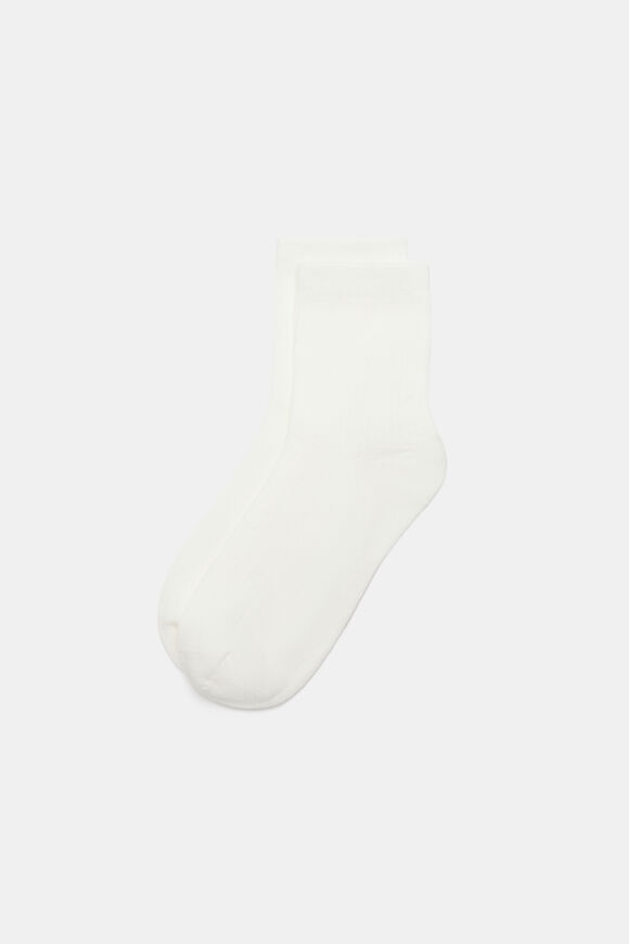 Core Quarter Crew Sock  Cream  hi-res
