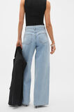 Denim Wide Leg Pant   Chalk Blue Wash  hi-res
