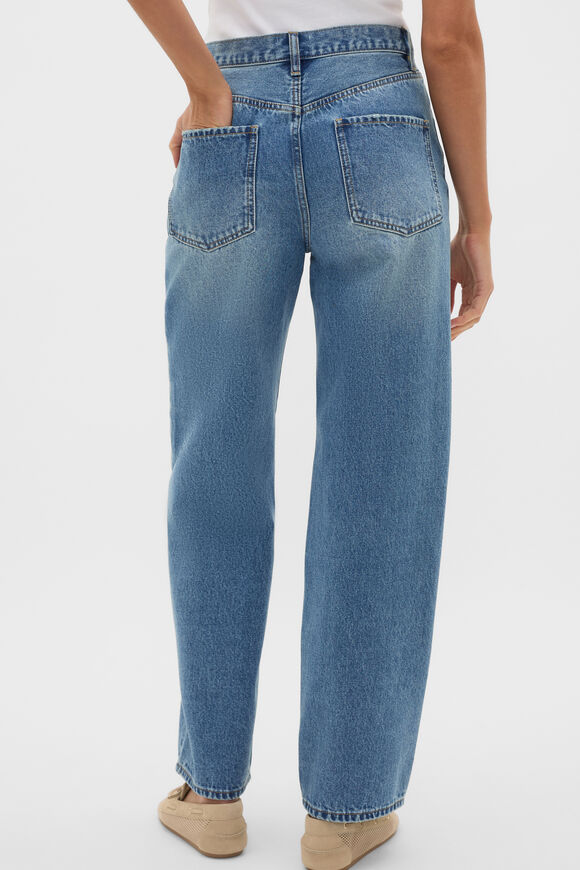 Straight Leg Denim Jean  90s Blue Wash  hi-res