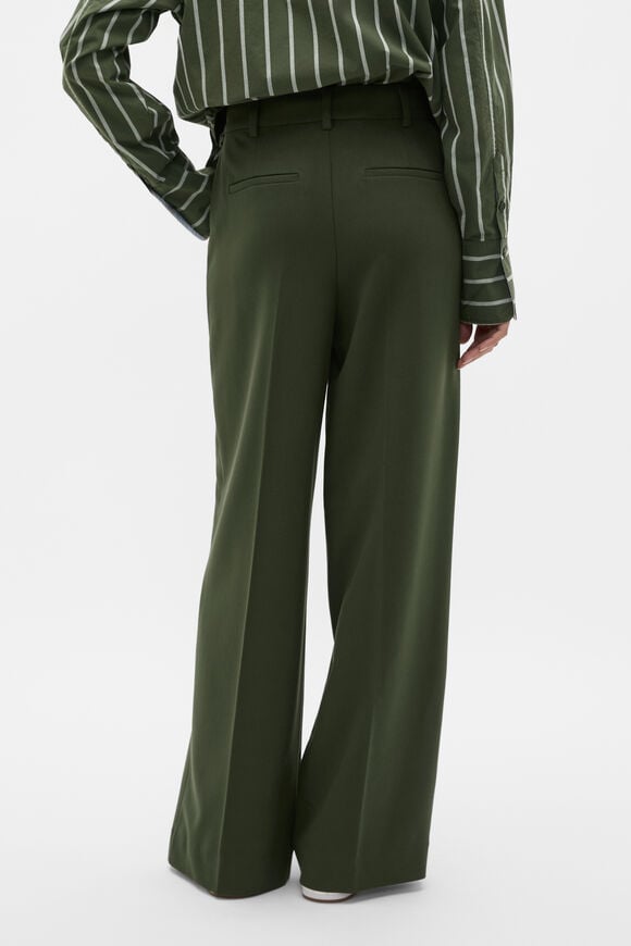 Pleat Front Trouser  Deep Forest  hi-res