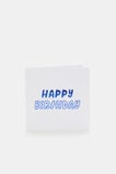 Happy Birthday Foil Card  Multi  hi-res