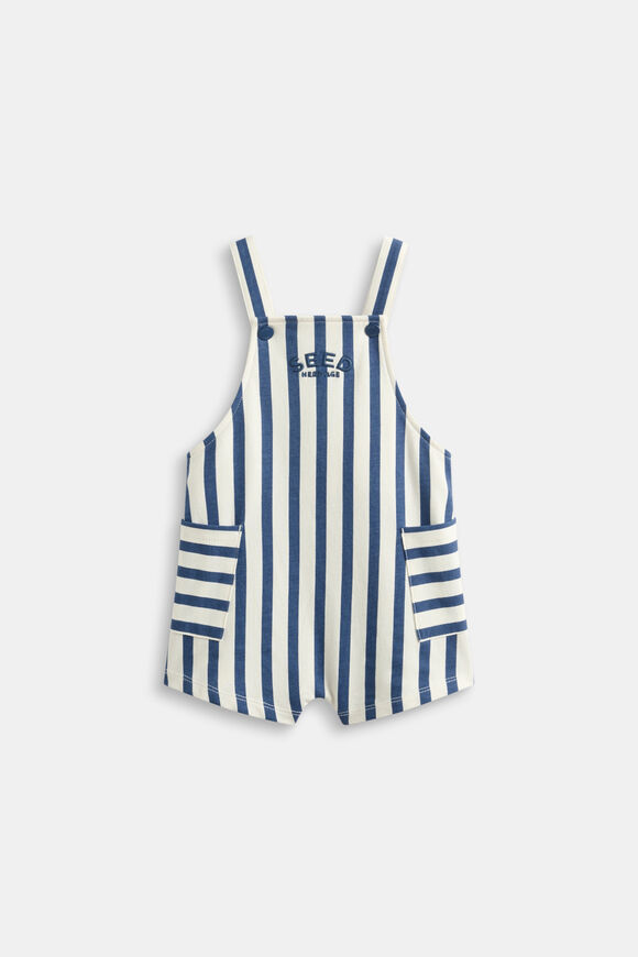 Core Stripe Overall  Washed Navy  hi-res