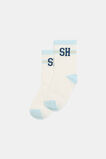 SH Stripe Sock  Blue Multi  hi-res