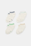 Stripe Ankle Sock 4 Pack  Multi  hi-res