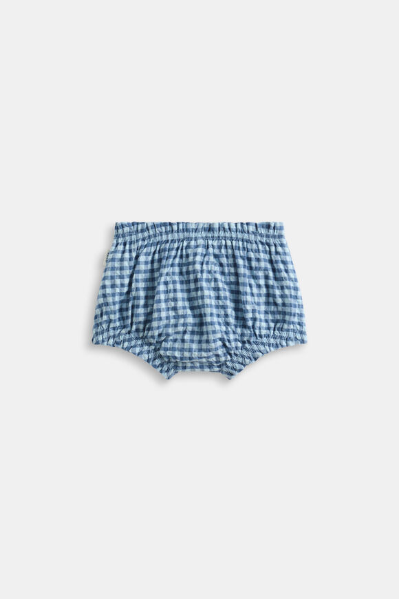 Gingham Shortie  Washed Navy  hi-res