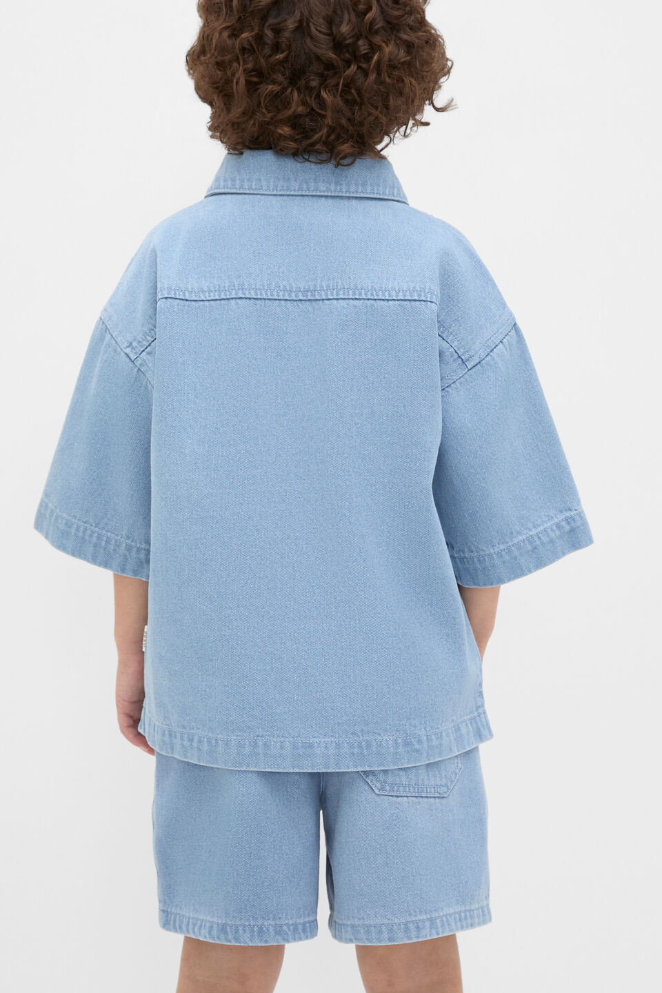 Denim Overshirt  Light Wash
