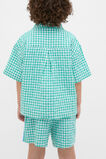 Boxy Check Shirt  Mint Check  hi-res