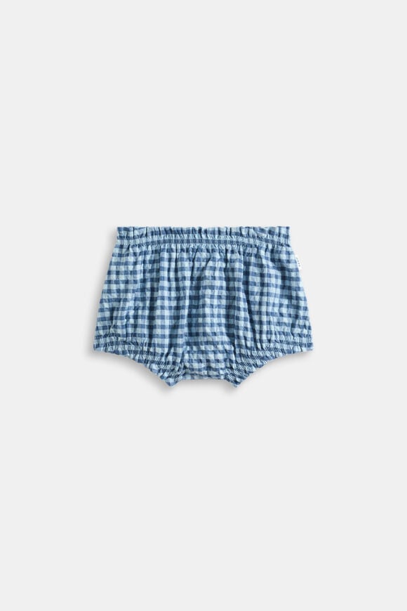 Gingham Shortie  Washed Navy  hi-res