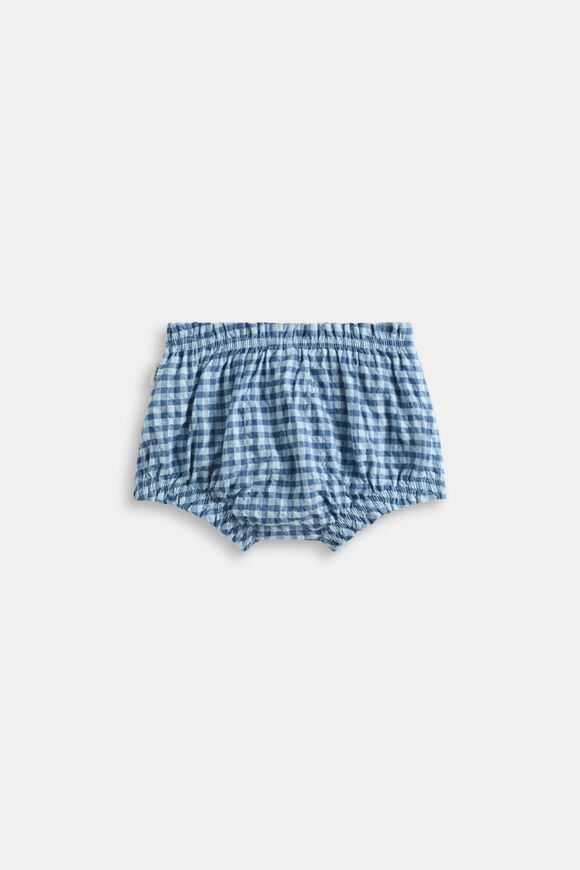 Gingham Shortie  Washed Navy  hi-res