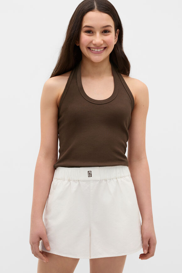 Elasticated Logo Short  Classic Cream  hi-res
