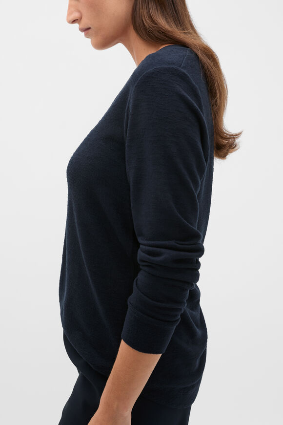 Supersoft V Neck Top  Twilight Blue  hi-res