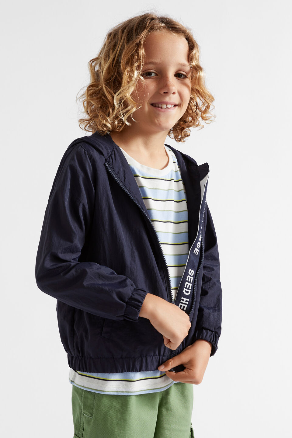 Core Spray Jacket  Midnight Blue