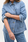 Denim Pocket Shacket  Mist Blue Wash  hi-res