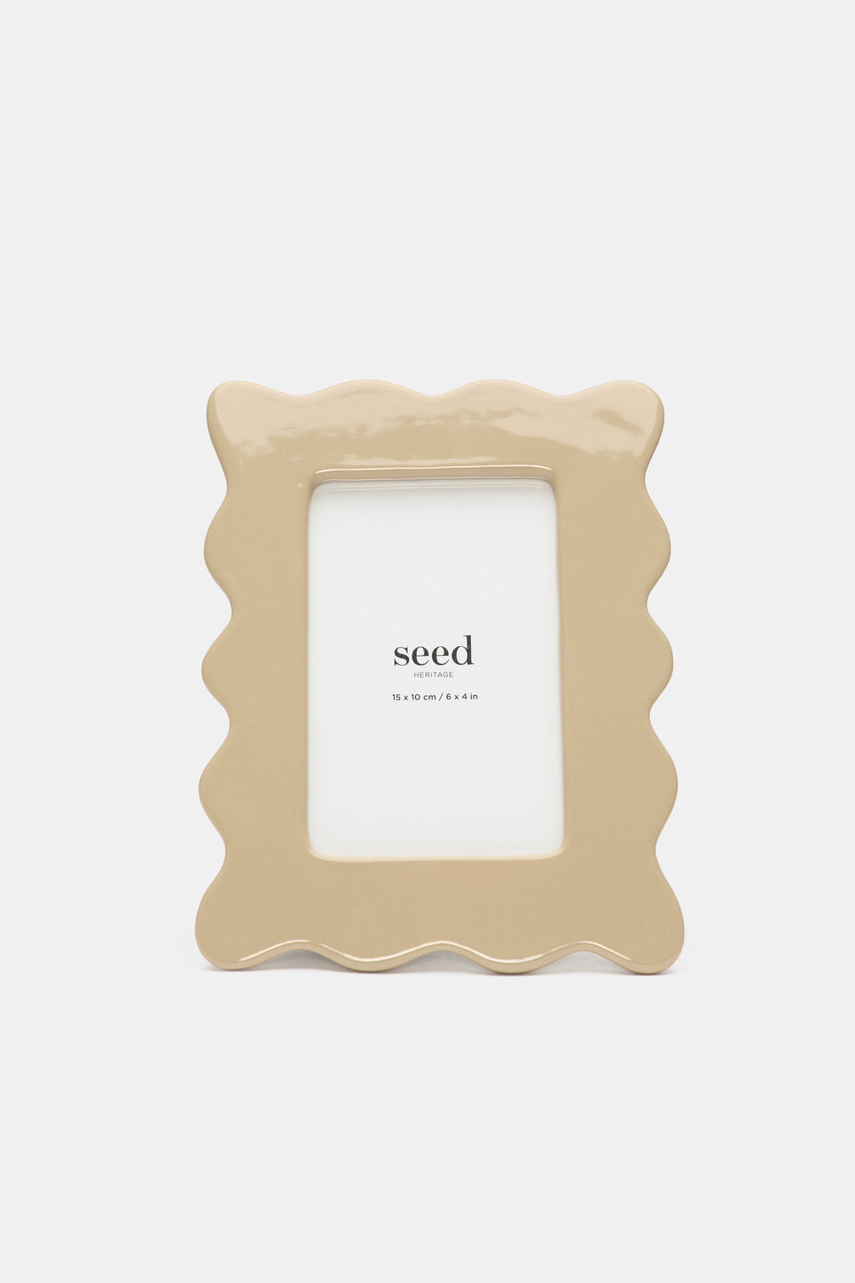 Theo Medium Photo Frame  Cashew Cream