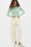 Australian Merino Henley Top  Soft Moss  hi-res
