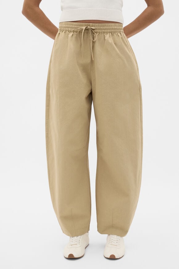 Cotton Elasticated Pant  Caramel Clay  hi-res