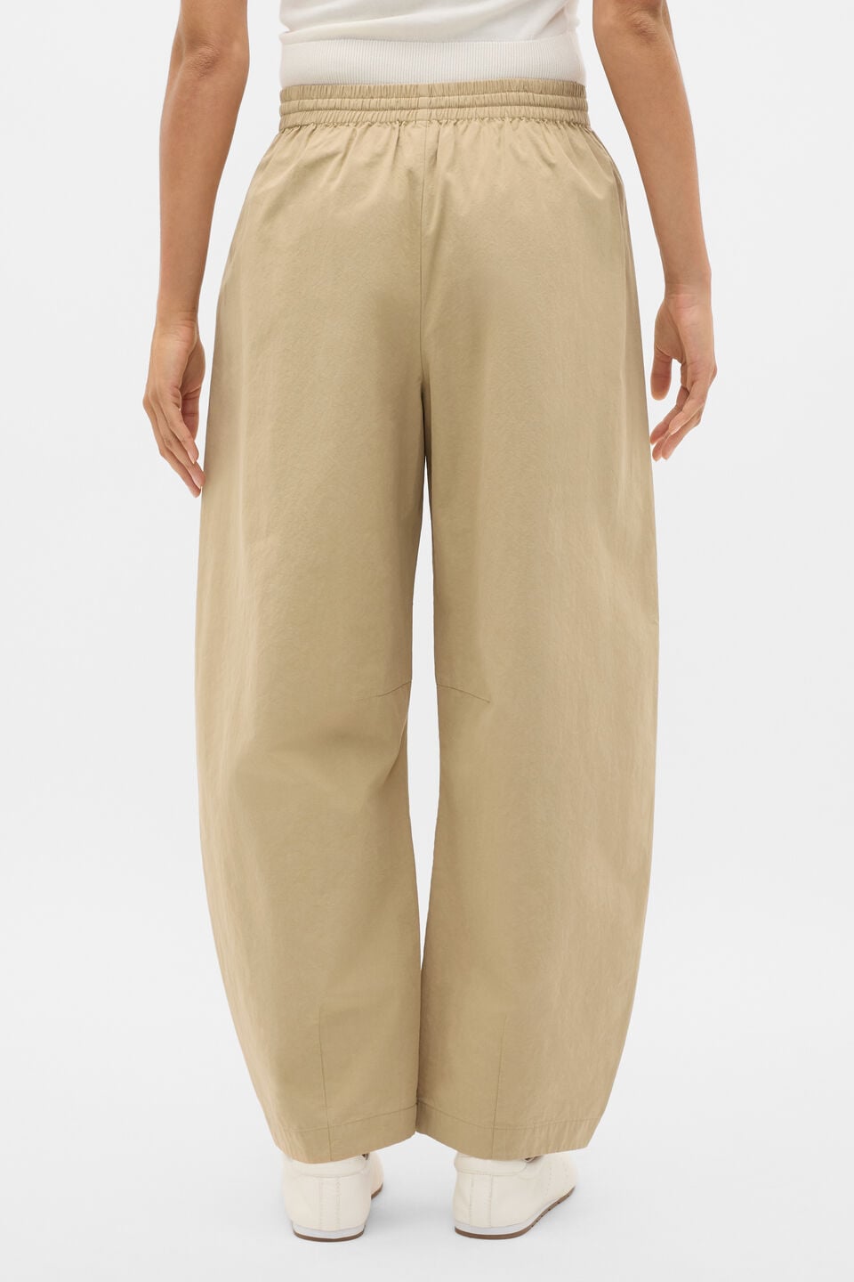 Cotton Elasticated Pant  Caramel Clay