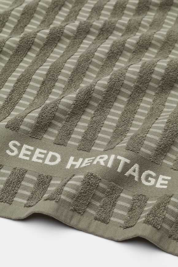 Textured Tea Towel  Caper Green  hi-res