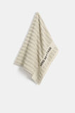 Textured Tea Towel  Meringue  hi-res