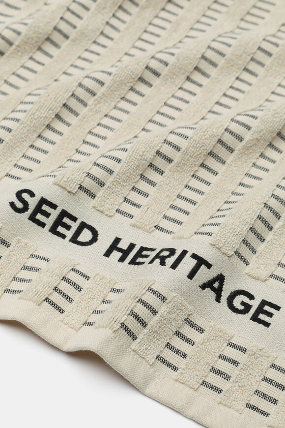 Textured Tea Towel  Meringue  hi-res