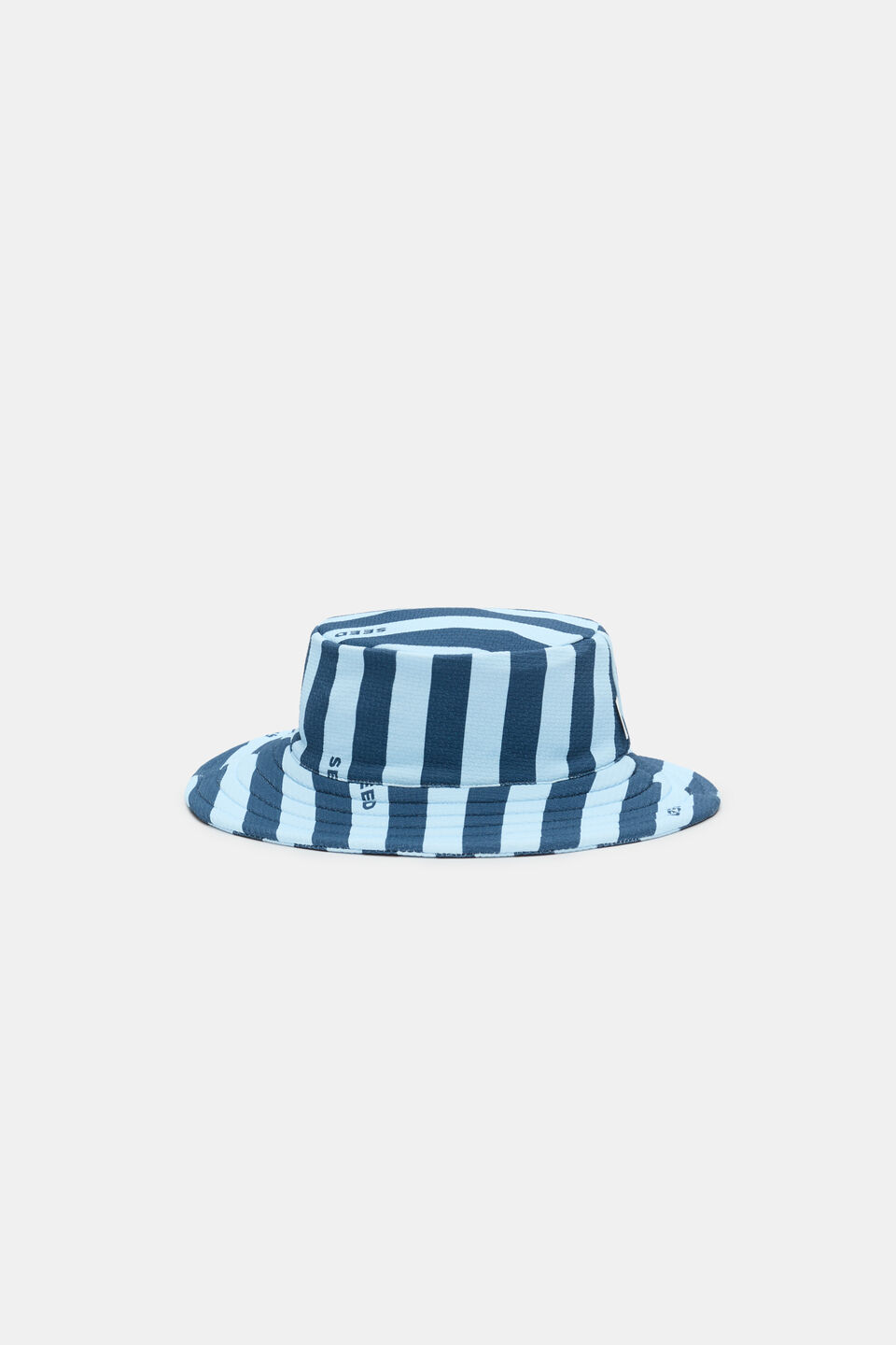 Baby Swim Hat  Washed Navy Stripe