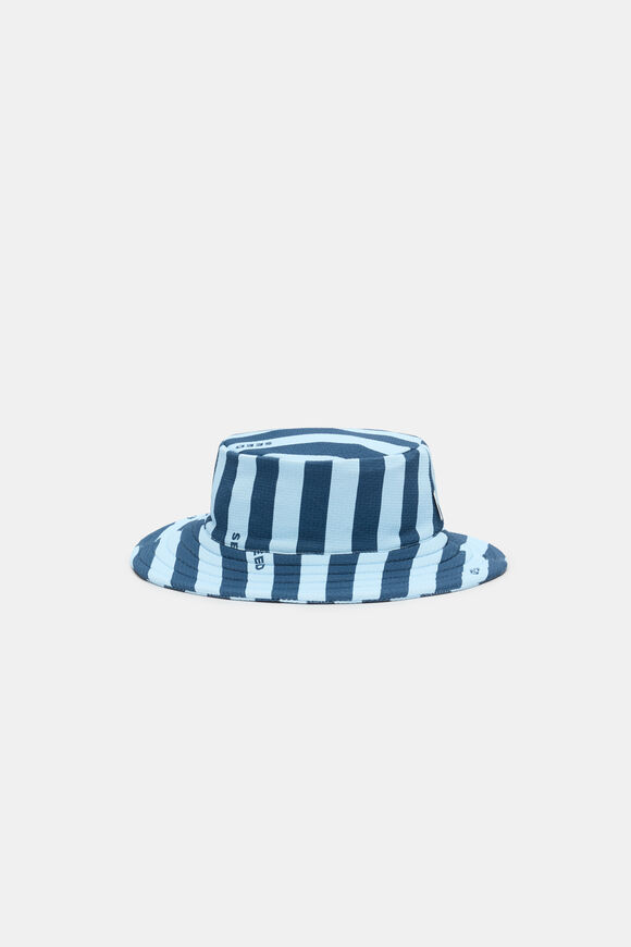 Baby Swim Hat  Washed Navy Stripe  hi-res