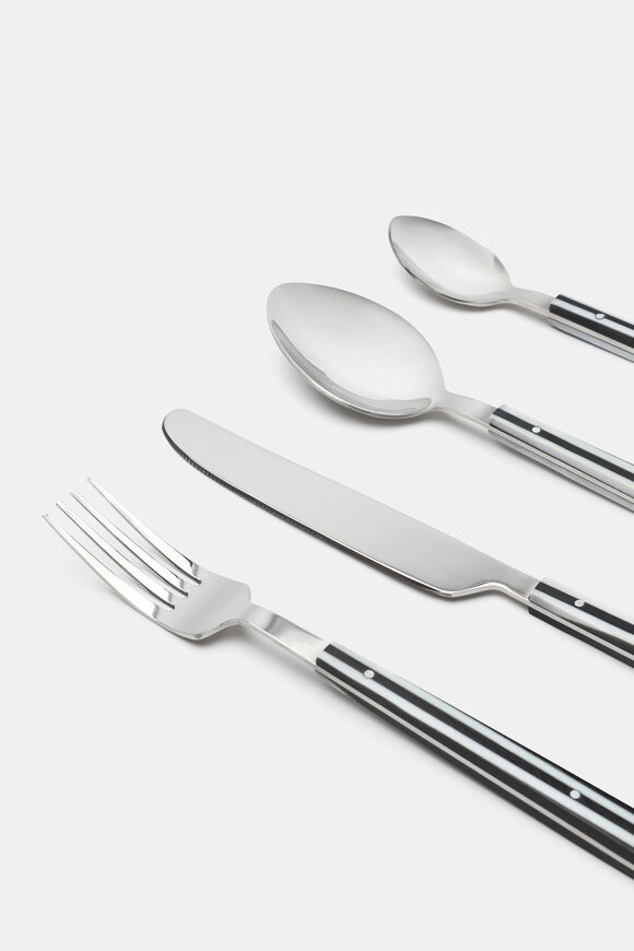 Amari Cutlery Set of 16  Silver  hi-res