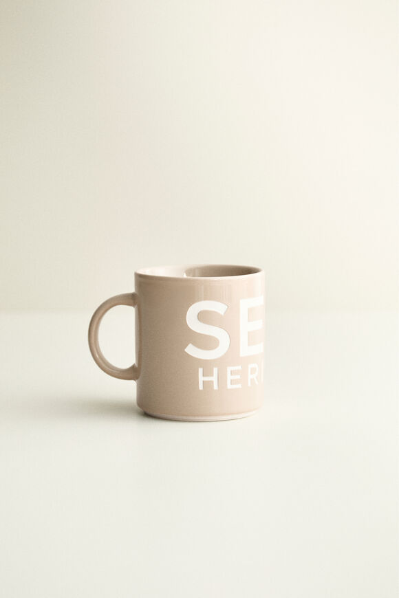 Seed Logo Mug  Warm Sand  hi-res