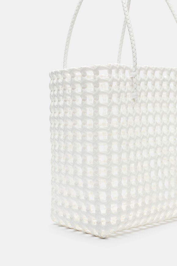 Woven Market Bag Small  White  hi-res