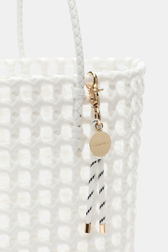 Woven Market Bag Small  White  hi-res