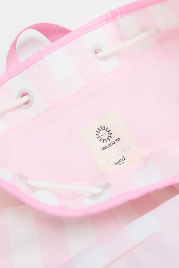 Swim Backpack  Pink Lemonade Stripe  hi-res