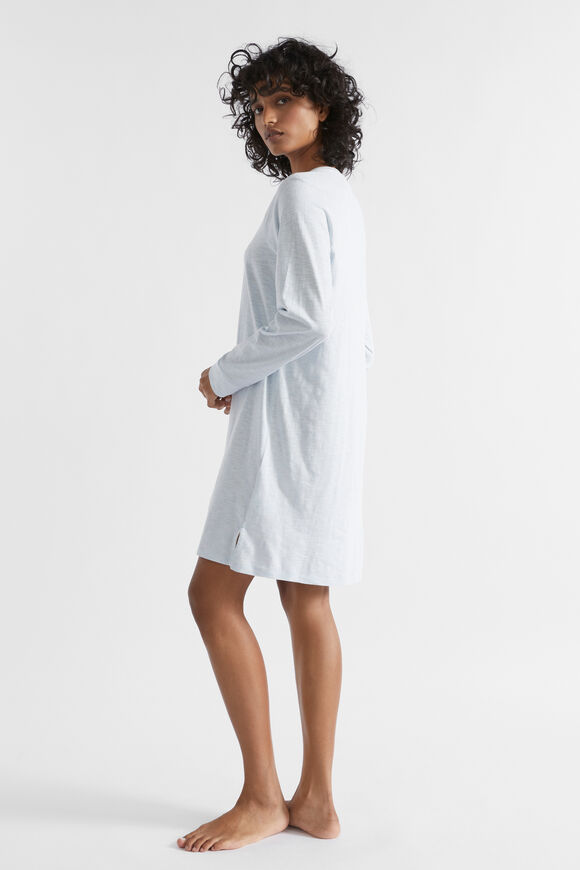 Stripe Jersey Nightie  Sky Blue Stripe  hi-res