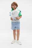 Core Logo Short  Denim Stripe  hi-res