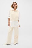 Rib Knit Collar Bib  Coconut Cream  hi-res