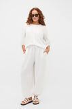 Core Linen Balloon Sleeve Top  Whisper White  hi-res