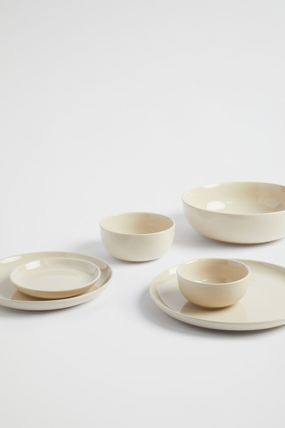 Lou Dinner Plate  Stone  hi-res