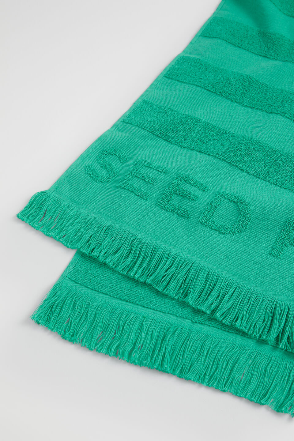Heritage Terry Poncho  Jade Green
