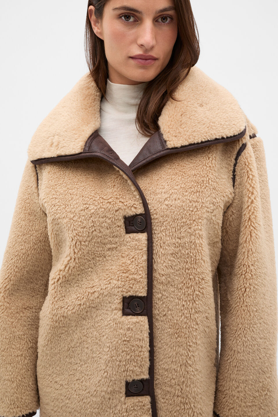 Teddy Jacket  Sandstone