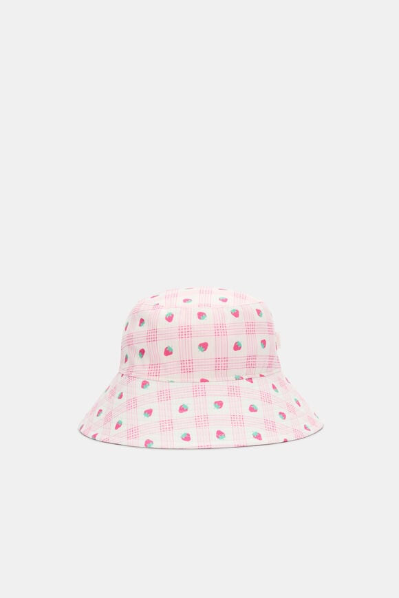 Strawberry Brimmed Hat  Multi  hi-res