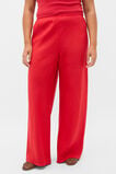 Core Linen Easy Wide Leg Pant  Chilli Red  hi-res
