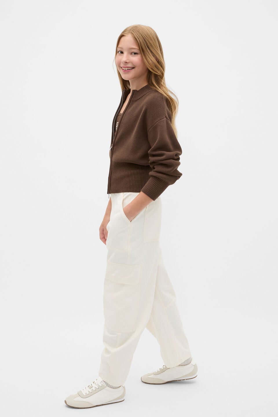 Tapered Cargo Pant  Classic Cream