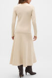 Double Knit Fitted Cardigan  Wheat Marle  hi-res