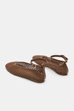 Amari Perforated Ballet Flat  Tan  hi-res
