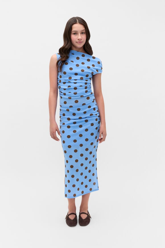 Mesh Spot Skirt  Bluebell  hi-res